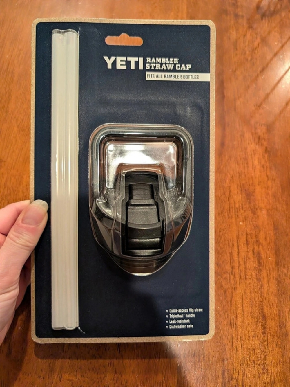 YETI Rambler Bottle Straw Cap V2 Black NWT